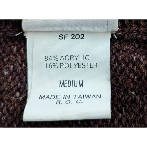 Levi's brown crewneck pullover sweater Sz M - Picture 3 of 13